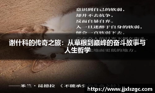 谢什科的传奇之旅：从草根到巅峰的奋斗故事与人生哲学
